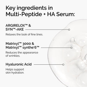 The Ordinary Multi-Peptide + HA Serum bottle front view highlighting formulation