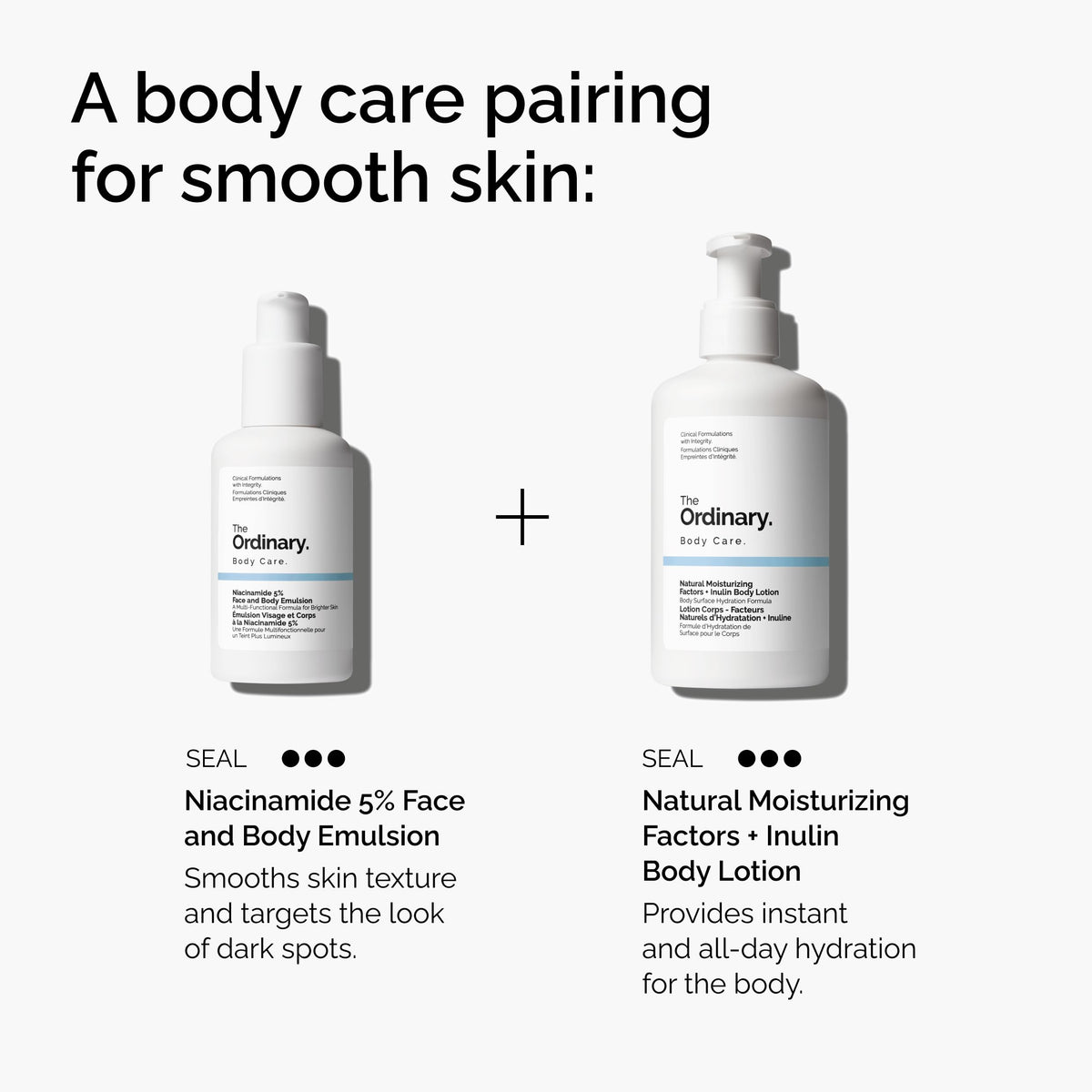 Using The Ordinary on chest and arms, highlights body-safe dark spot correction