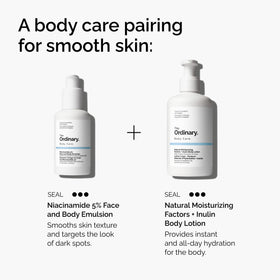 Using The Ordinary on chest and arms, highlights body-safe dark spot correction