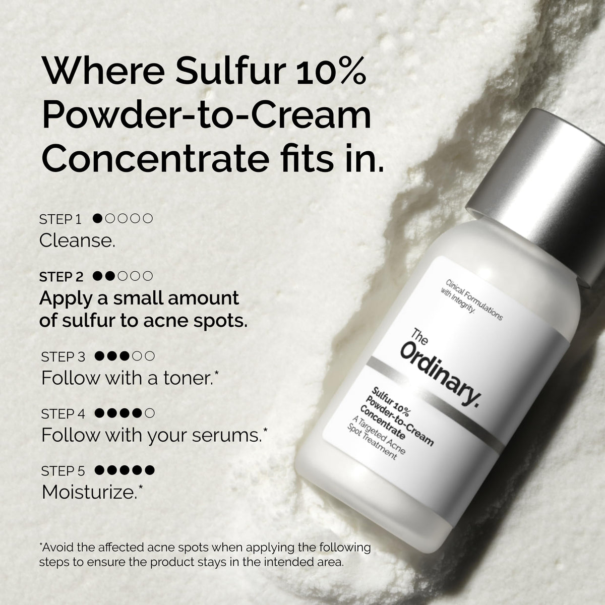 The Ordinary placed in a makeup bag showing convenient portability