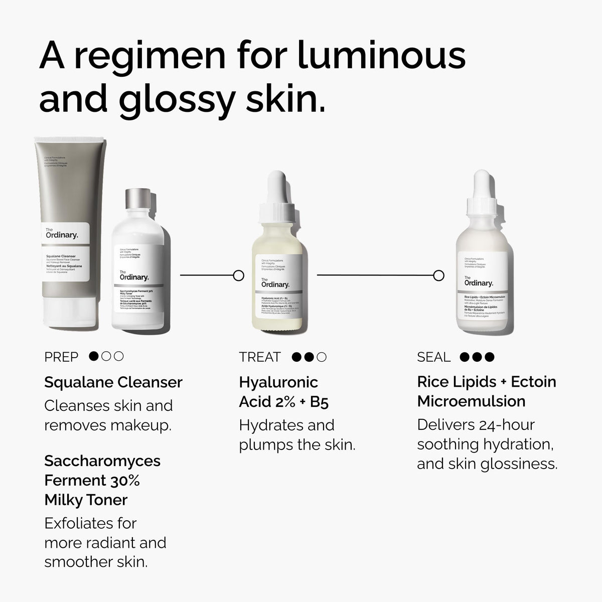 The Ordinary applied to cheek showing soothing effect and reduced redness benefit