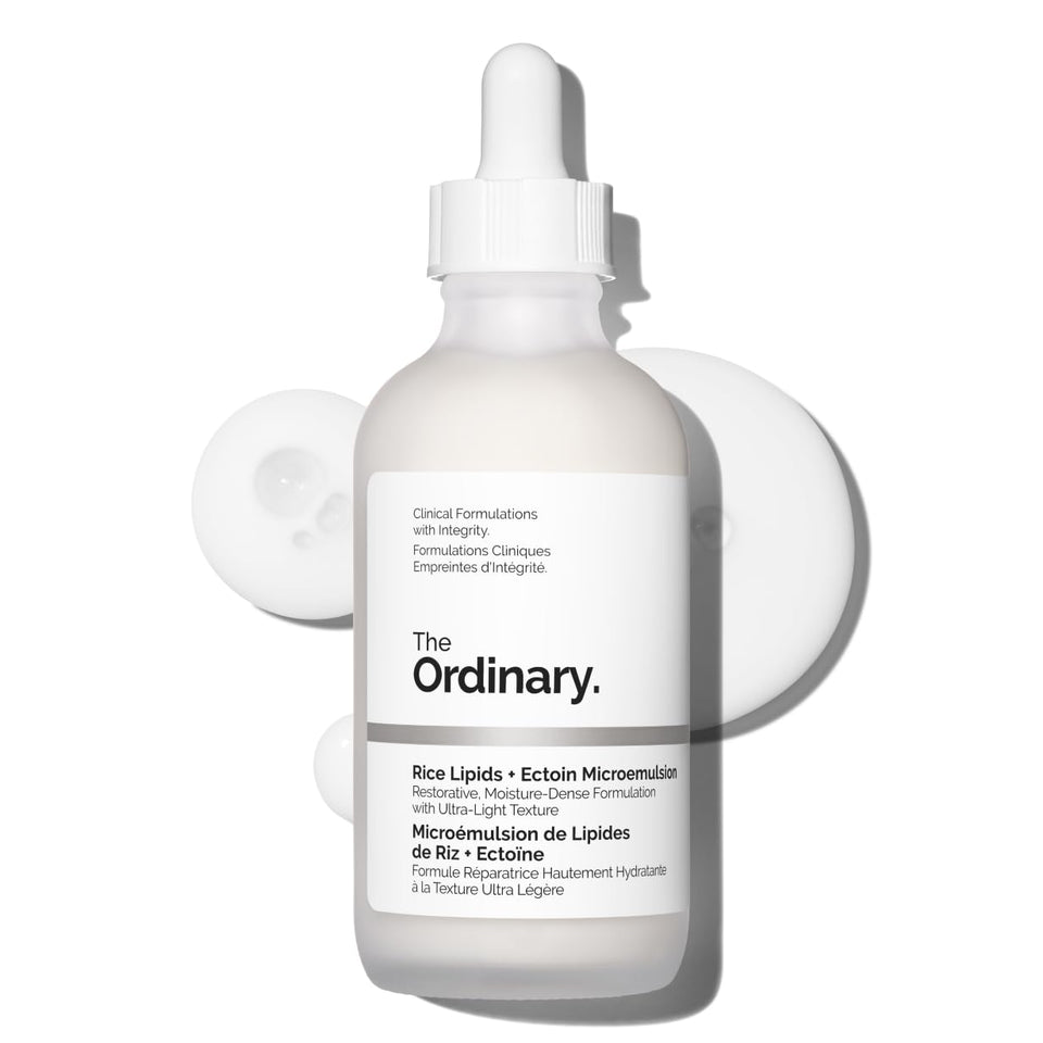 The Ordinary bottle front view showing minimalist label and benefit