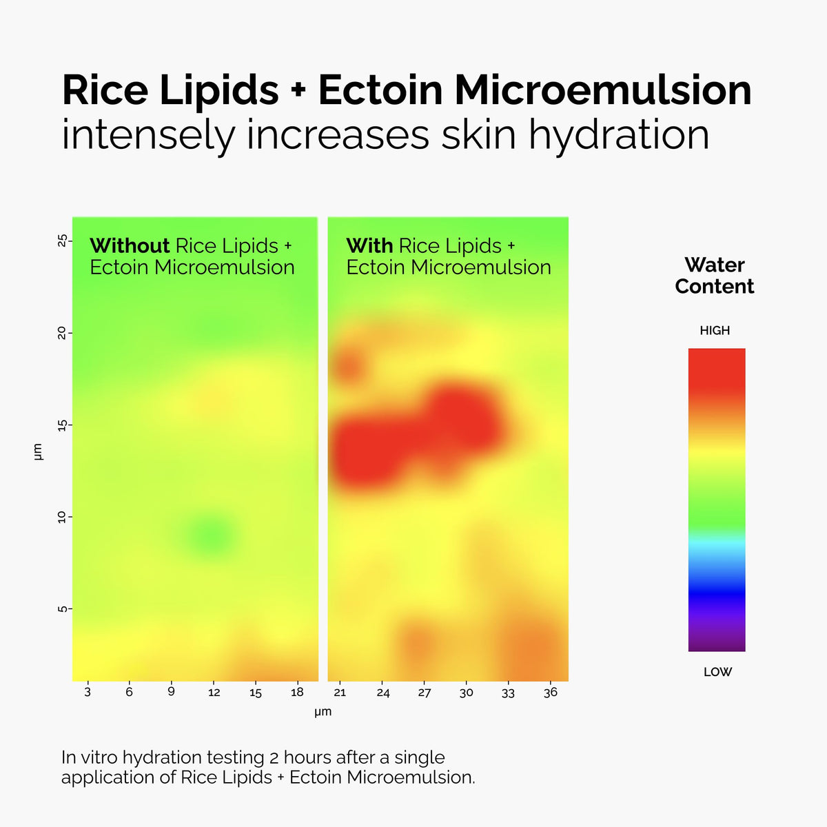 The Ordinary blended under foundation demonstrating smooth makeup base