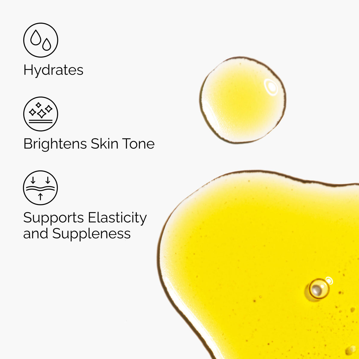 The Ordinary oil texture on skin demonstrating lightweight hydration