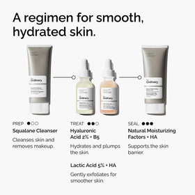 The Ordinary next to a ruler showing 1 fl oz size for scale benefit
