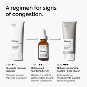 The Ordinary bottle next to a ruler for scale showing 1 fl oz size for accurate purchase decision