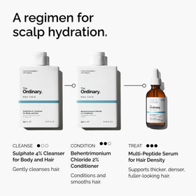 The Ordinary bottle next to a ruler, showing the 2 fl oz size for accurate scale
