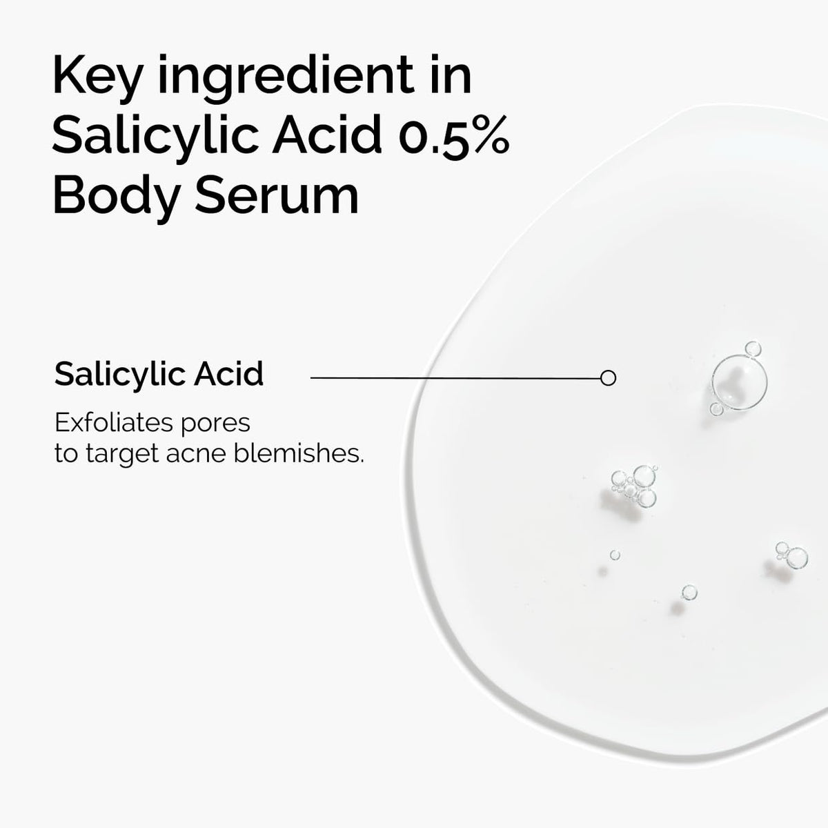 The Ordinary serum texture close-up illustrating lightweight absorbent formula benefit