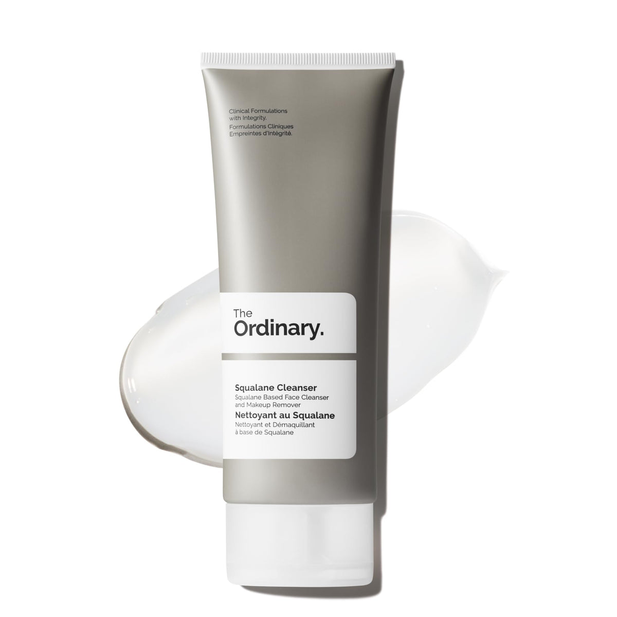 The Ordinary front bottle showing product packaging and clear branding, easy identification and benefit