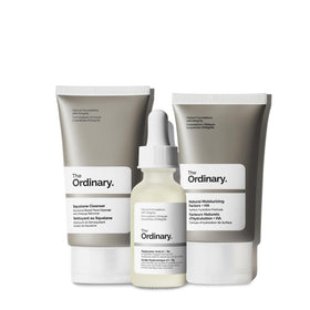The Ordinary Squalane Cleanser pump close-up highlighting gentle cleansing benefit