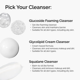 The Ordinary squalane cleanser travel lifestyle scene in toiletry bag for on-the-go cleansing