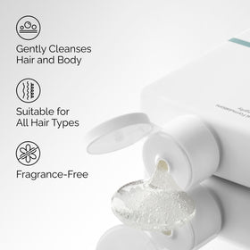 The Ordinary foam texture close-up demonstrating gentle lather and mildness