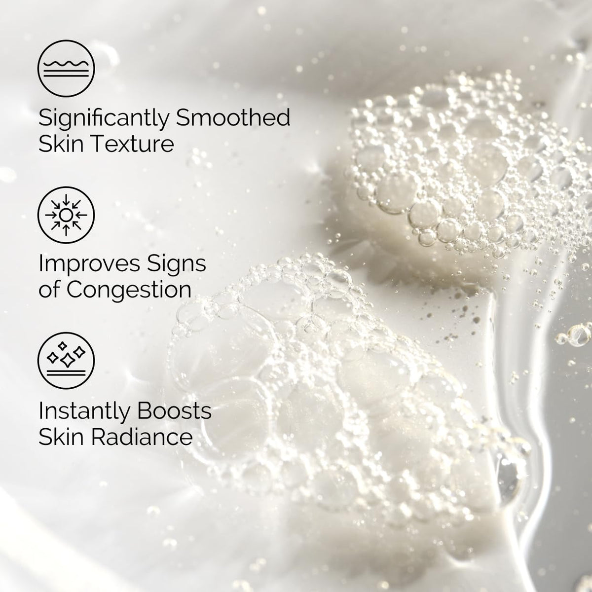 The Ordinary toner applied to skin swatch, demonstrates lightweight absorption