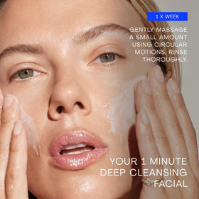 The Outset after rinse smooth glowing skin showing refreshed radiance