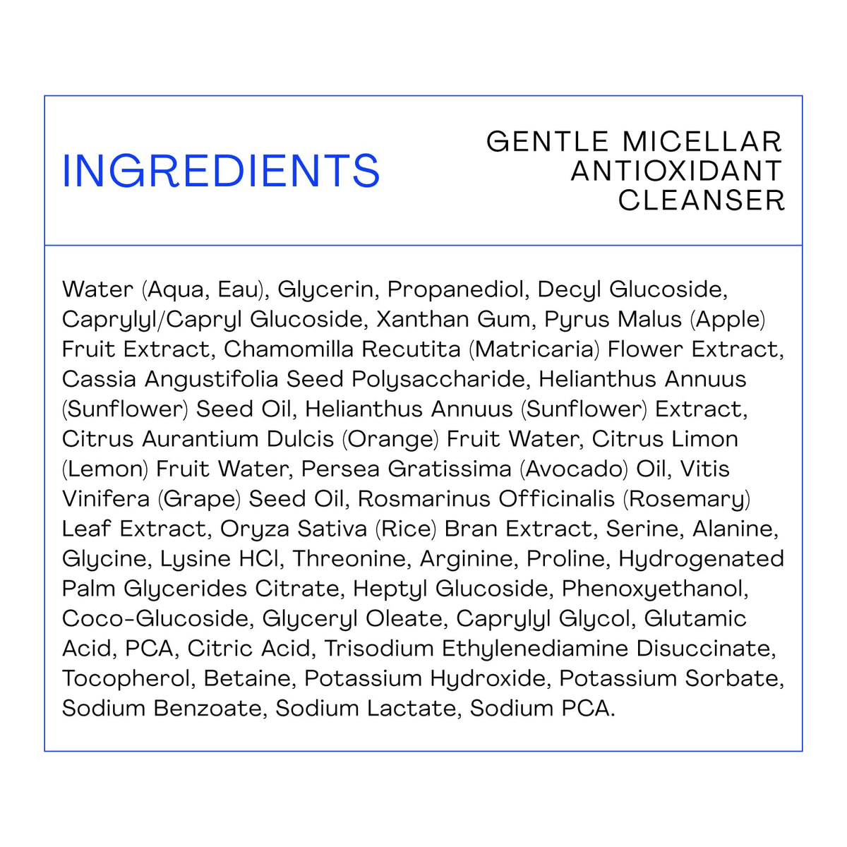 Closeup of The Outset label showing vegan, cruelty-free, and fragrance-free benefits