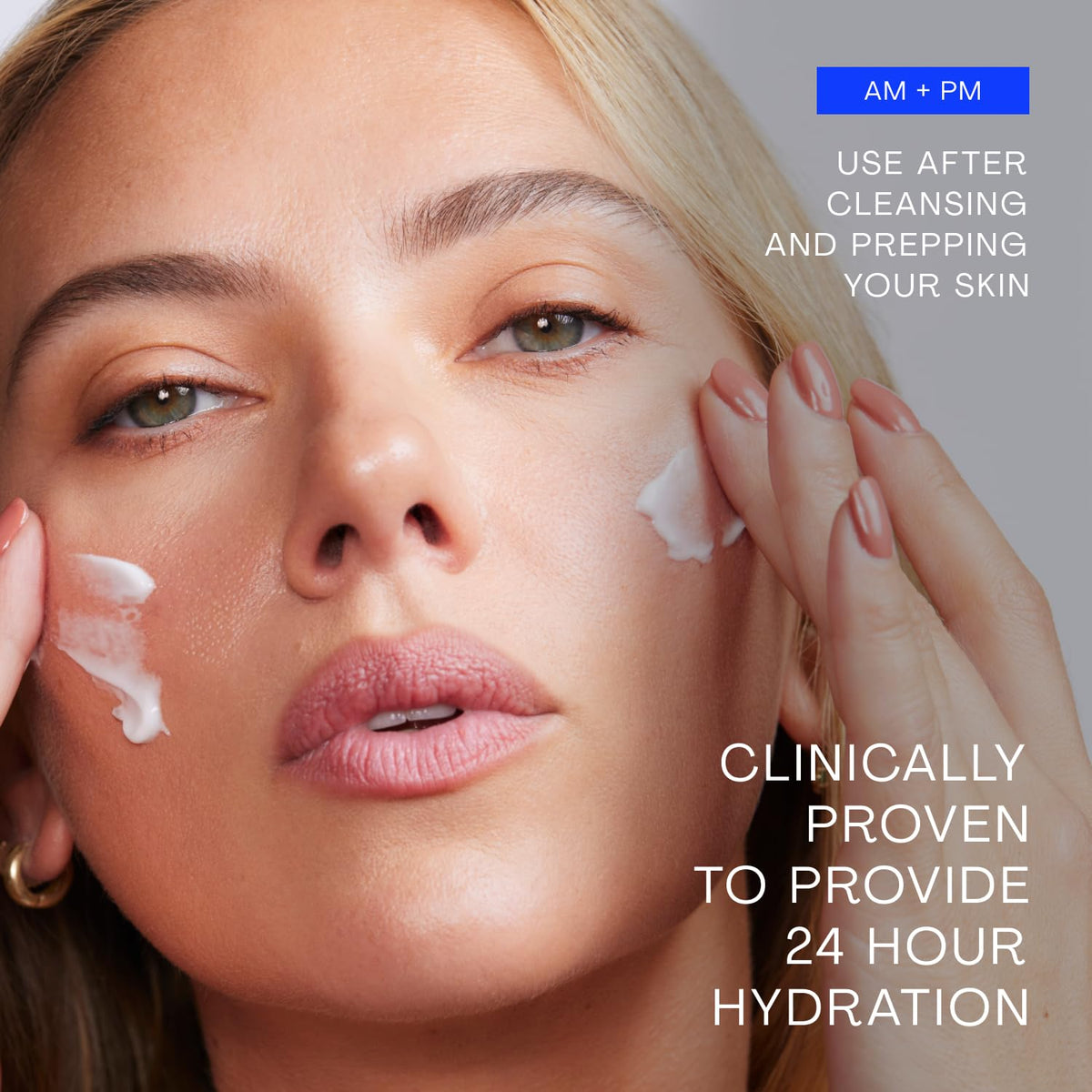 The Outset product paired with serum and sunscreen to show layering compatibility