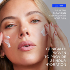 The Outset product paired with serum and sunscreen to show layering compatibility