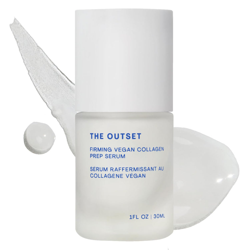 The Outset serum front packaging showing clean design and benefits