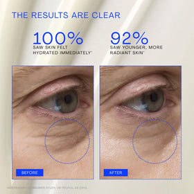 The Outset serum texture close-up showing lightweight, non-sticky finish