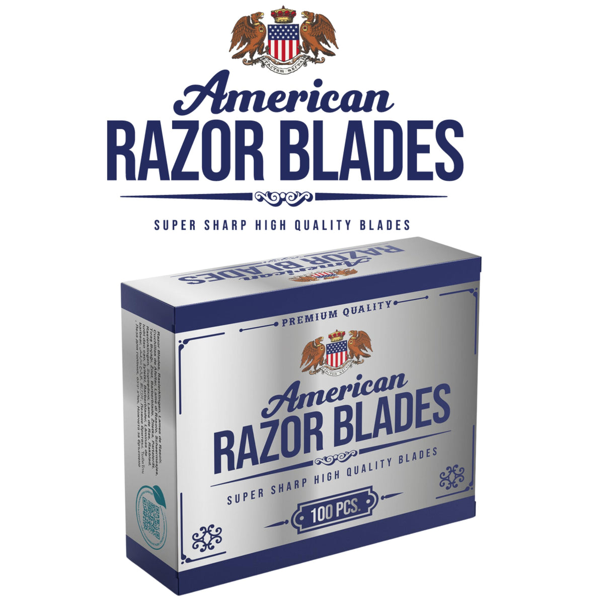 The Shave Factory single blade edge detail highlighting sharp grind for smoother shaves