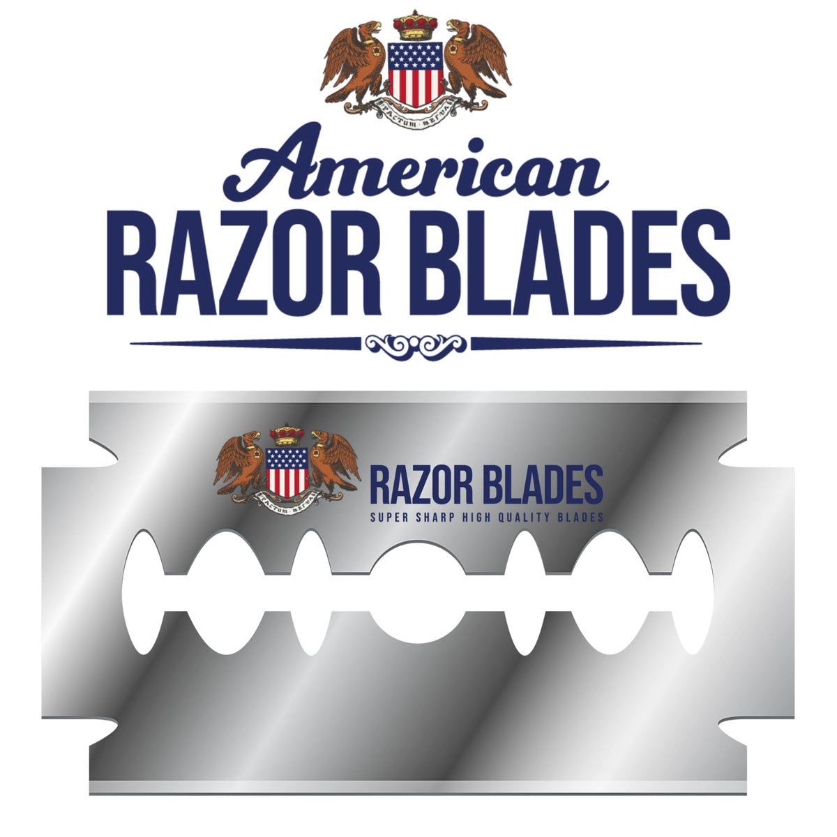 The Shave Factory blade next to coin for scale, clarifies standard double-edge size