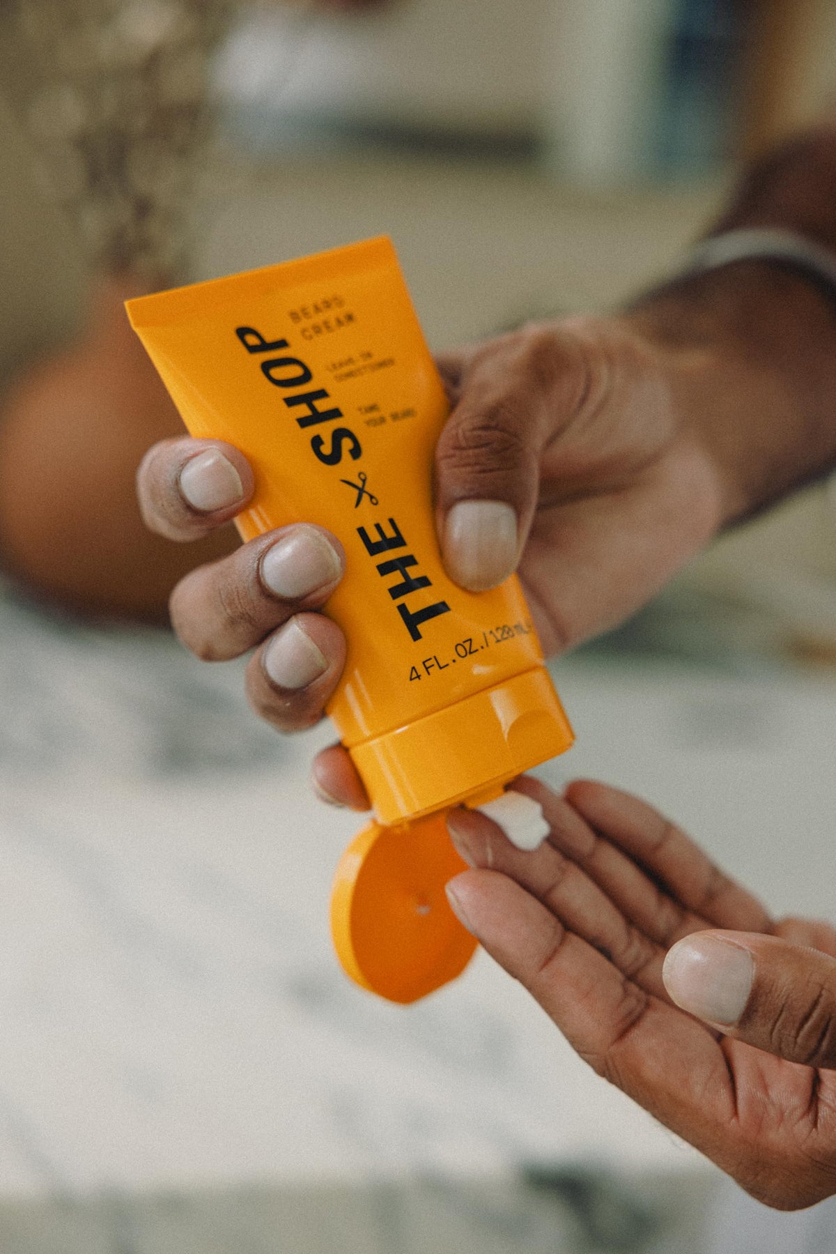 The Shop Uninterrupted cream texture close-up highlighting smooth, non-greasy feel