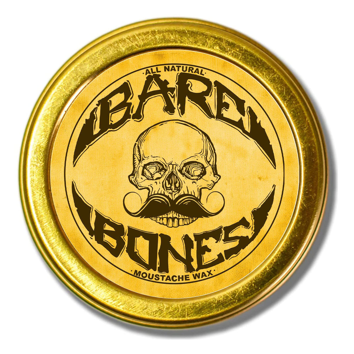THE VINTAGE GROOMING CO. bare bones front tin showing compact packaging and portability