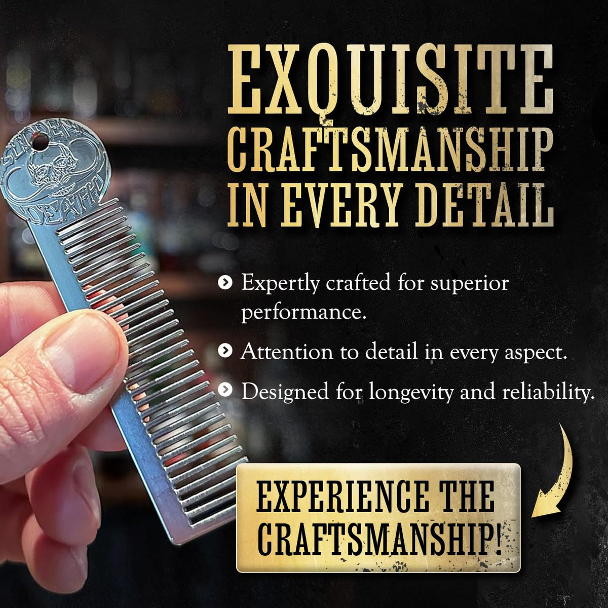 THE VINTAGE GROOMING CO. grooming kit in travel pouch conveying portability for on-the-go touch-ups