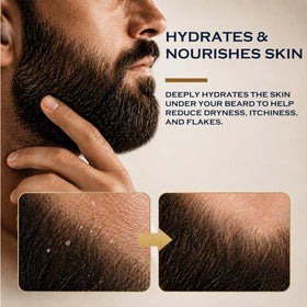 THEMANCODE oil texture in palm demonstrating lightweight absorption benefit