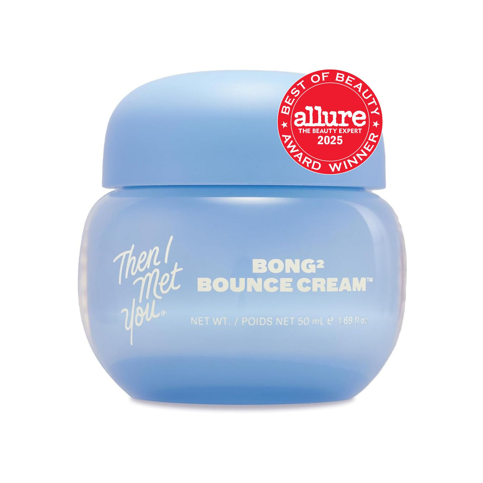 Then I Met You front packaging showing Bong² Bounce Cream and benefits