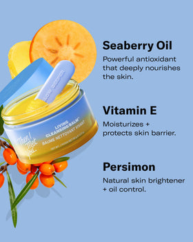 Then I Met You label close-up highlighting seaberry, olive, and vitamin E benefits