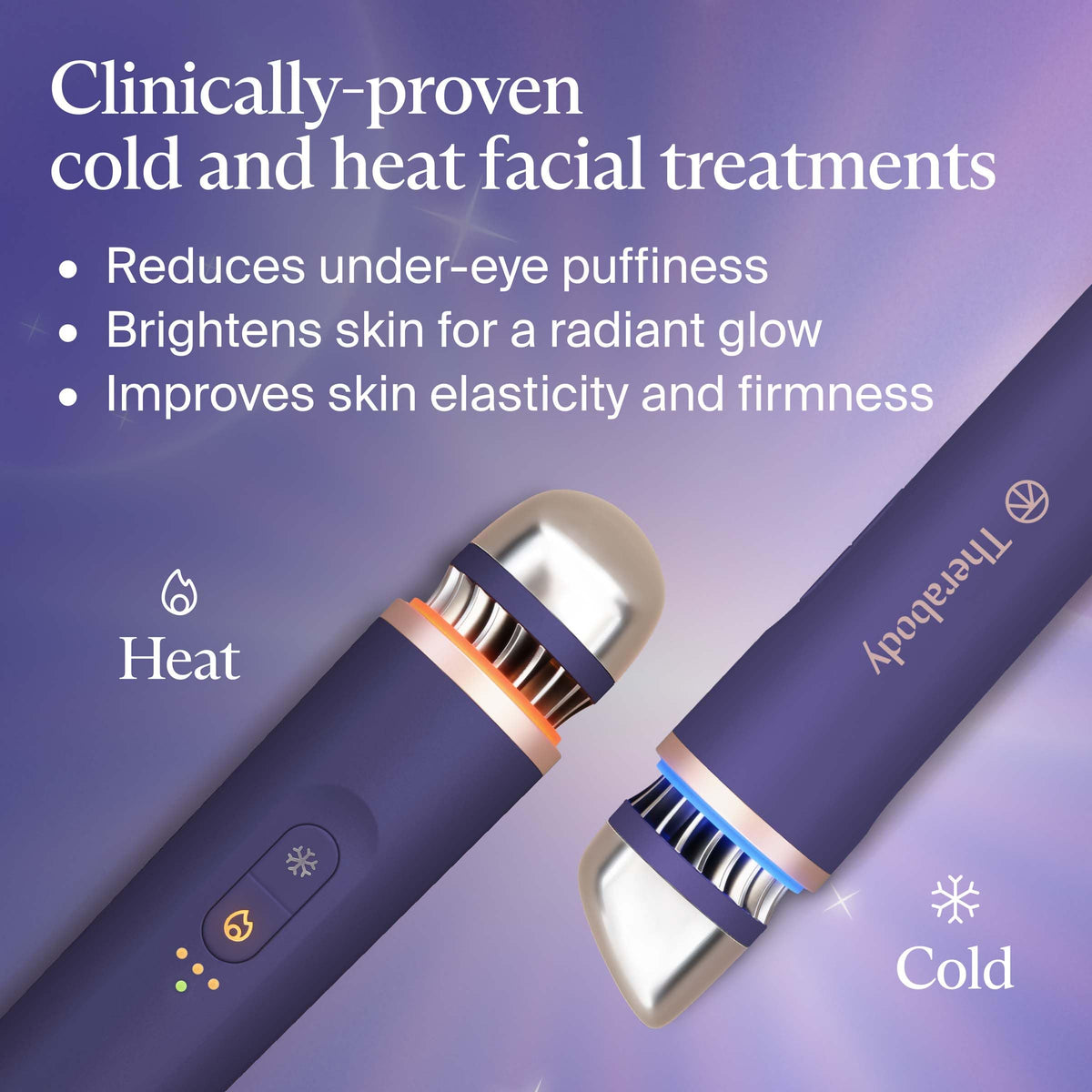 TheraFace close-up of smooth applicator tip highlighting precision and gentle glide for delicate areas