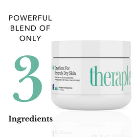 Theraplex used on elbow and knee showing targeted hydration for rough areas
