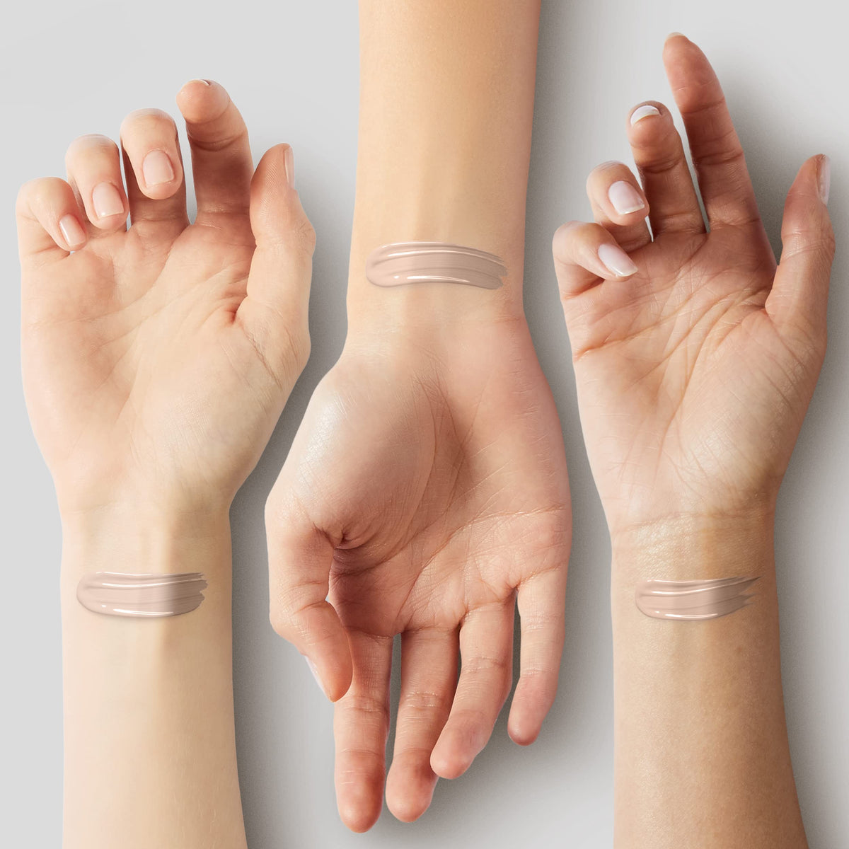 THESAEM before and after under-eye demonstrating coverage benefit