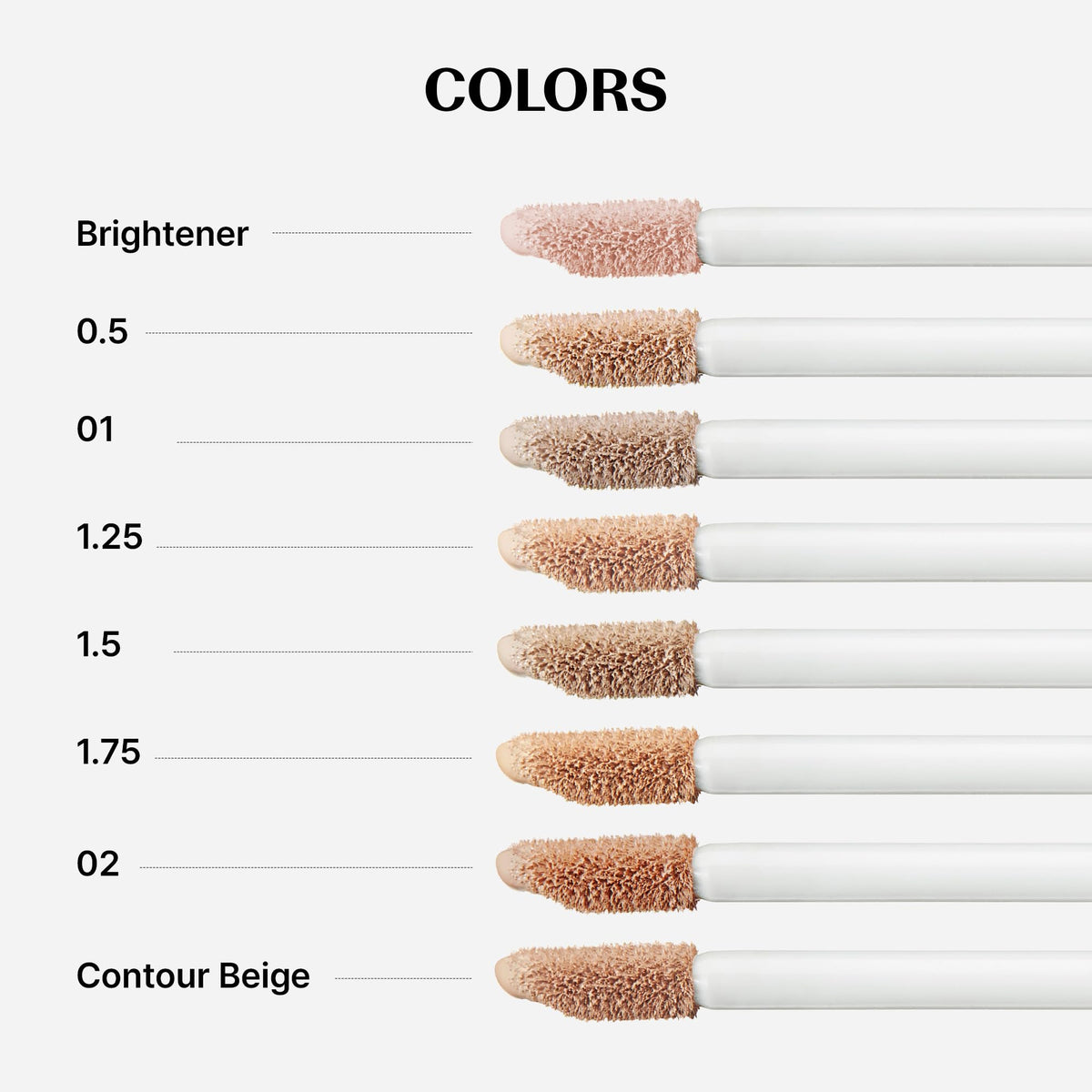 THESAEM concealer held in hand to show size and travel-friendly scale