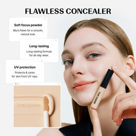 THESAEM concealer styled on vanity for real-life everyday use benefit