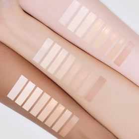 THESAEM open tube revealing warm beige undertone and pigment payoff