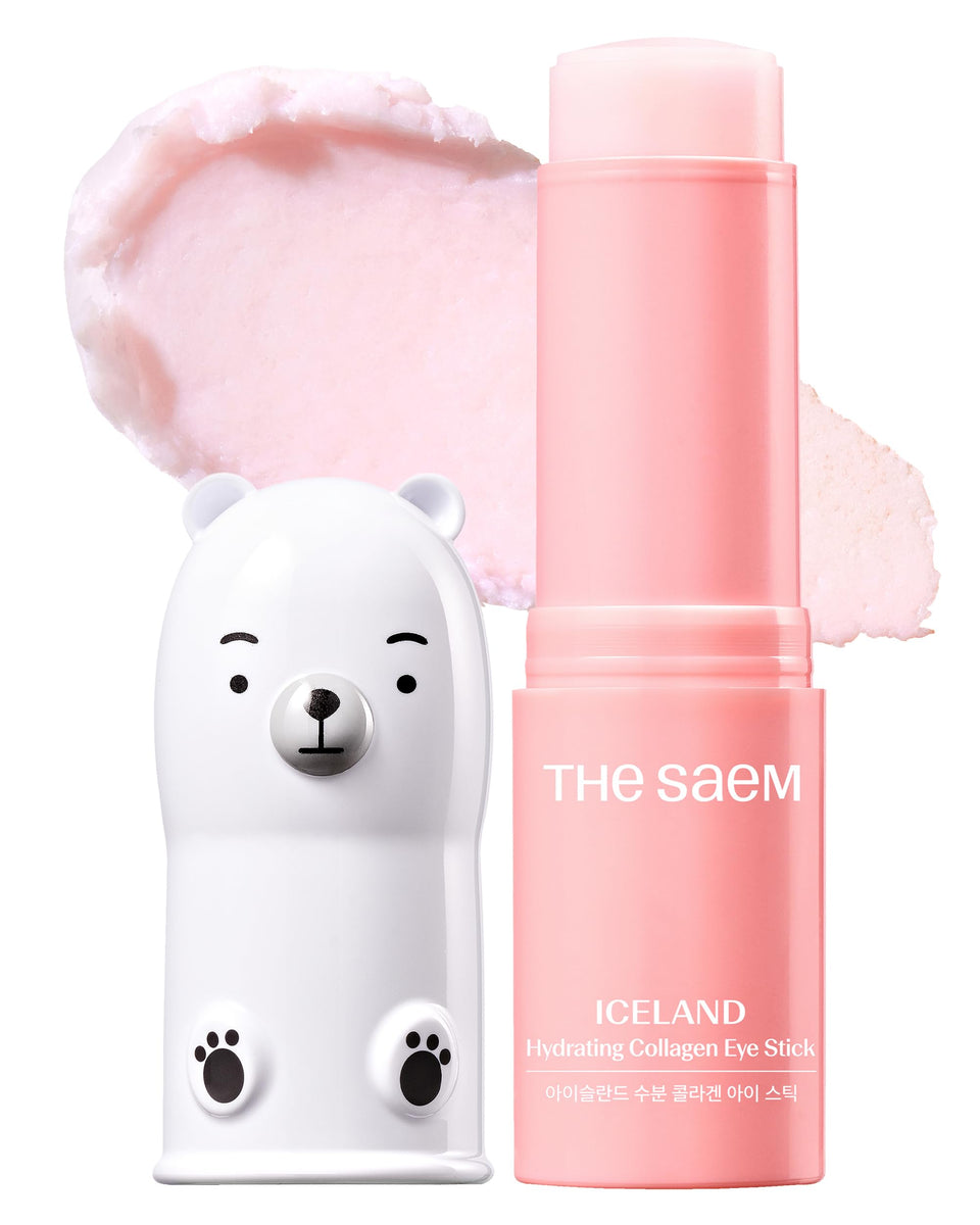 THESAEM front packaging shot showing compact hydrating eye stick and rose scent benefit