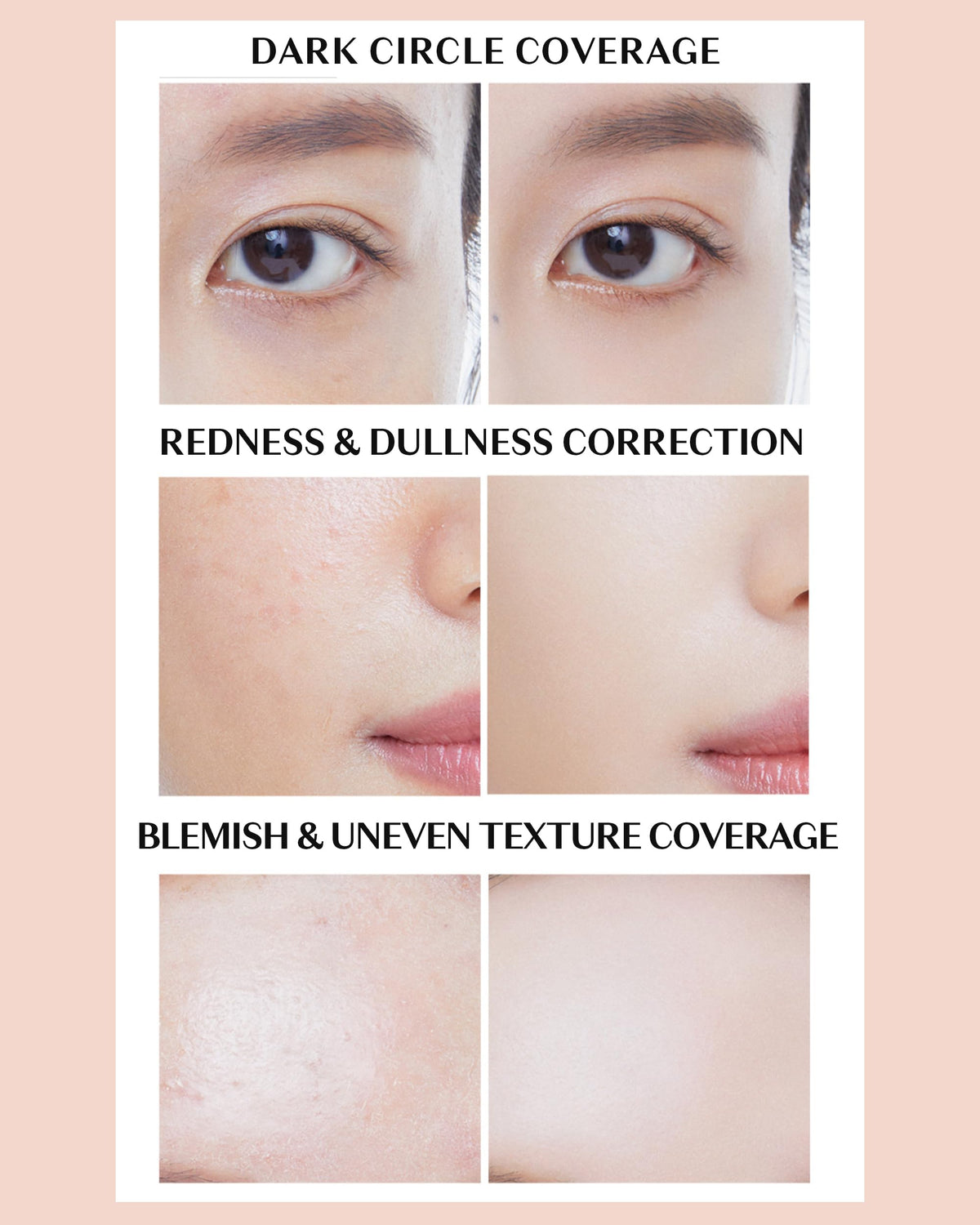 THESAEM balm-to-matte texture swatched on medium skin showing blendable lightweight finish