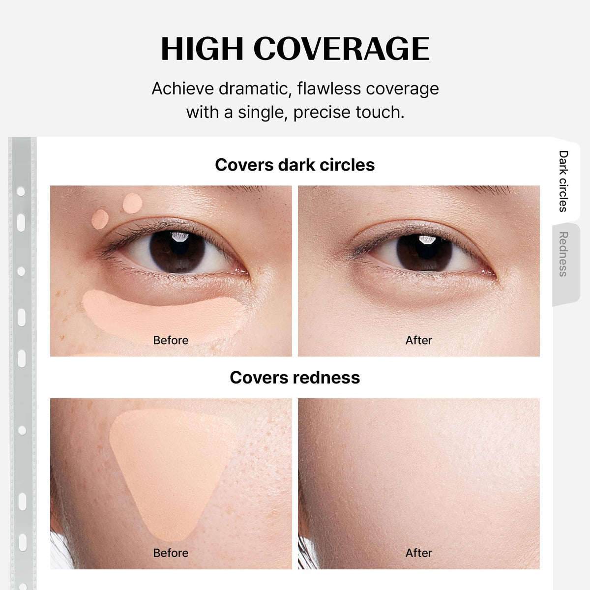 THESAEM tube held in hand to show compact 0.2 fl.oz. travel-friendly size