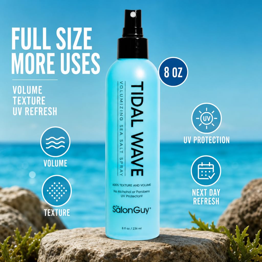 THESALONGUY dry finish on hair showing invisible residue-free benefit