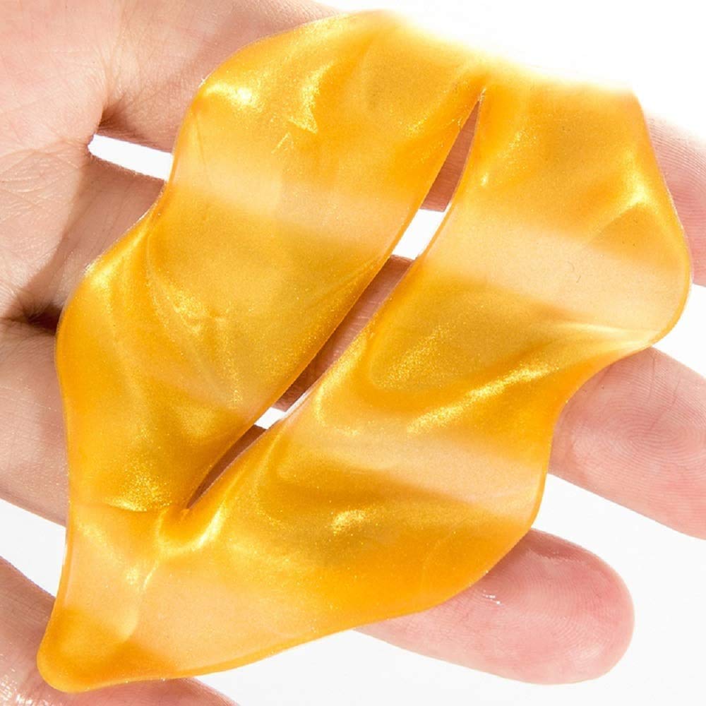 Theshiry peeled-off mask with remaining serum showing how to massage nutrients in