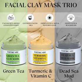 THESKCARE turmeric mask texture close-up highlighting smooth creamy application