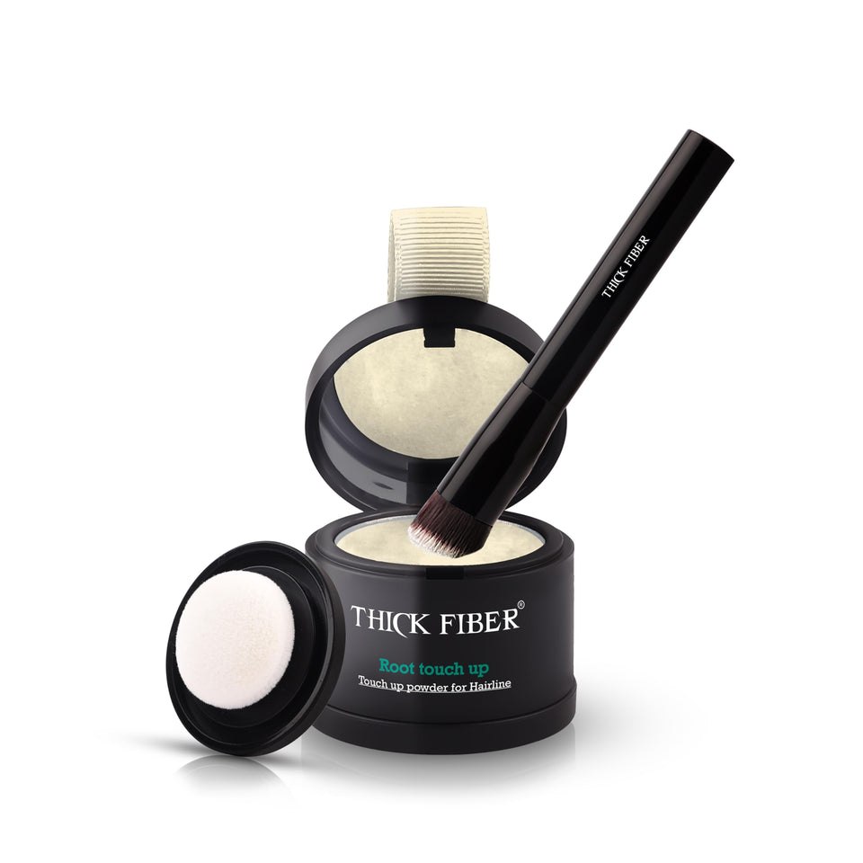 THICK FIBER front packaging showing kit components for easy touch ups