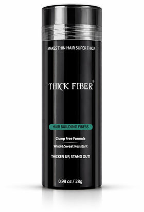 Thick Fiber jar front view showing product and brand advantage