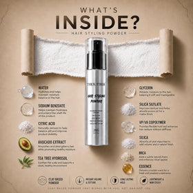 Thick Fiber used in morning routine for fast refresh and matte finish