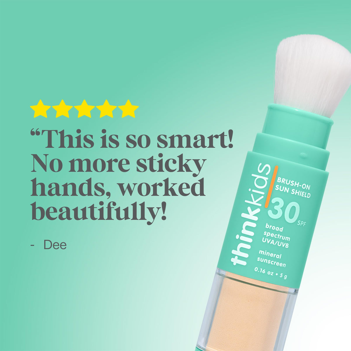 THINK Thinkkids label with vitamin E and ceramides for gentle care