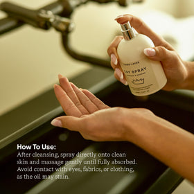 Third Layer on bathroom shelf in lifestyle scene showing convenient everyday use