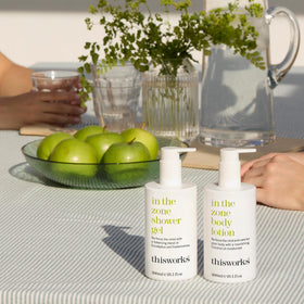 THISWORKS label close-up showing ingredients and clean-formula reassurance