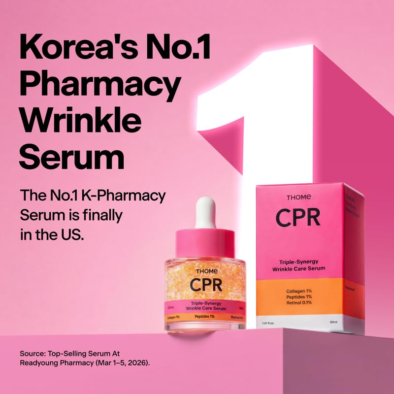 THOME dropper dispensing serum texture, demonstrates lightweight absorption benefit